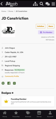 Скриншот приложения MorphMarket - №6
