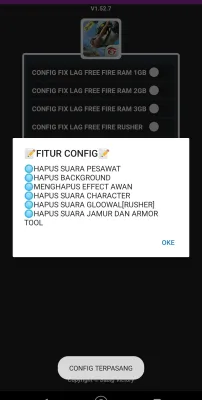 Скриншот приложения APK Config FF - №3