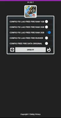 Скриншот приложения APK Config FF - №4
