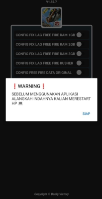 Скриншот приложения APK Config FF - №8