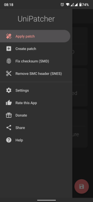 Скриншот приложения UniPatcher - №2