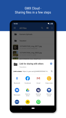 Скриншот приложения GMX - Mail & Cloud - №5