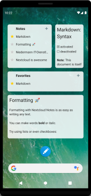 Скриншот приложения Nextcloud Notes - №6
