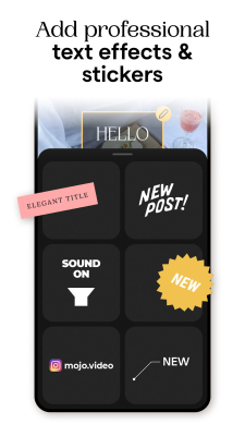 Скриншот приложения Mojo: Reels and Video Captions - №7