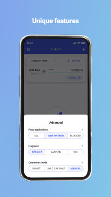 Скриншот приложения HiddifyNG - №4