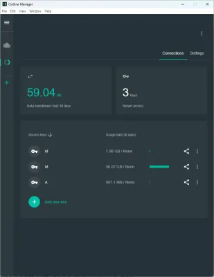 Скриншот приложения Outline Manager - №3