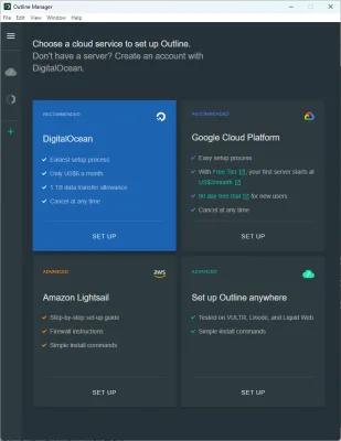 Скриншот приложения Outline Manager - №4