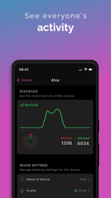 Скриншот приложения Parental Control by Blokada - №6