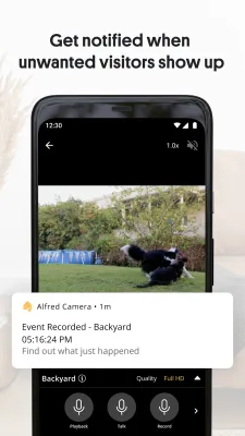 Скриншот приложения Alfred Home Security Camera - №4