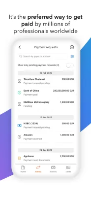 Скриншот приложения Payoneer - №5