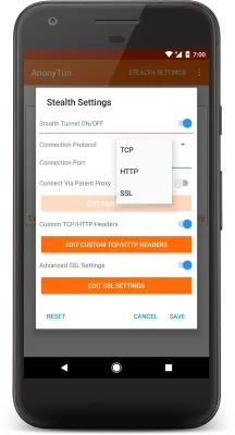 Скриншот приложения AnonyTun - №4