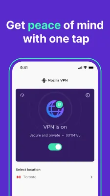 Скриншот приложения Mozilla VPN - №3