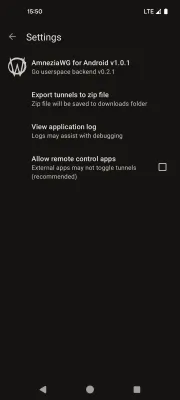 Скриншот приложения AmneziaWG - №4
