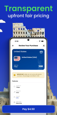 Скриншот приложения aloSIM - №7