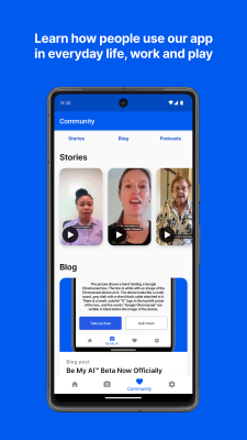 Скриншот приложения Be My Eyes - №4
