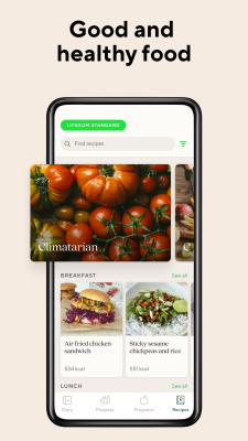 Скриншот приложения Lifesum: планировщик питания и простые рецепты - №7