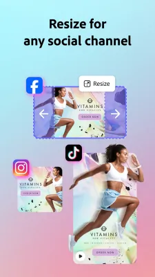 Скриншот приложения Adobe Express - №4