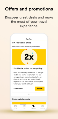 Скриншот приложения VIA Rail Canada - №4