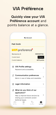 Скриншот приложения VIA Rail Canada - №6