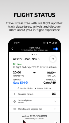 Скриншот приложения Air Canada - №7