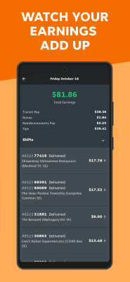Скриншот приложения Skip - Courier - №4