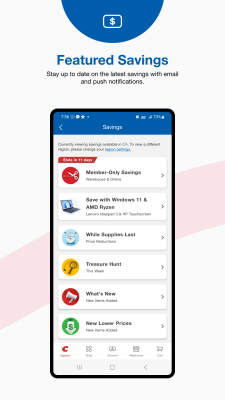 Скриншот приложения Costco - №6