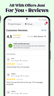 Скриншот приложения Groupon - №8