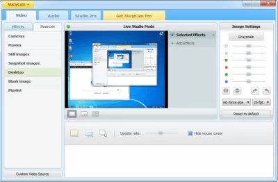 Скриншот приложения ManyCam Free - №3