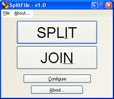 Скриншот приложения SplitFile - №1