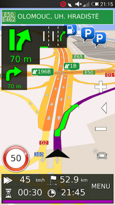 Скриншот приложения GPS НАВИГАЦИЯ BE-ON-ROAD RUS - №3