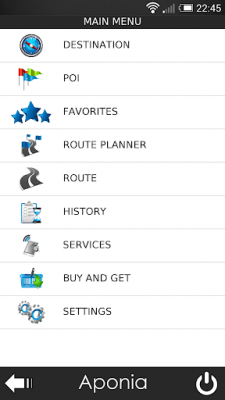 Скриншот приложения GPS НАВИГАЦИЯ BE-ON-ROAD RUS - №5