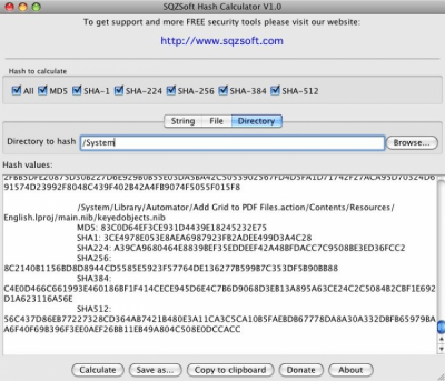 Скриншот приложения Hash Calculator - №3