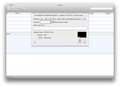 Скриншот приложения Cocoa Packet Analyzer - №1