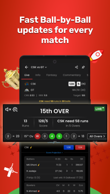 Скриншот приложения CricRocket - №4