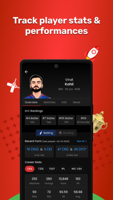 Скриншот приложения CricRocket - №5