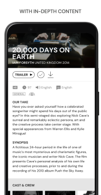 Скриншот приложения MUBI - №3