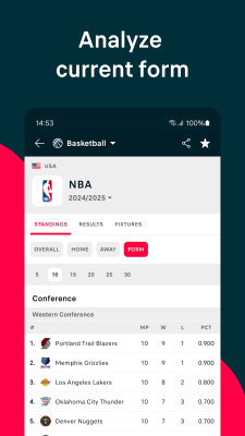 Скриншот приложения Flashscore - №4