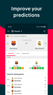 Скриншот приложения Flashscore - №6