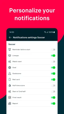 Скриншот приложения Flashscore - №8