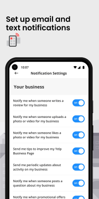 Скриншот приложения Yelp for Business - №4