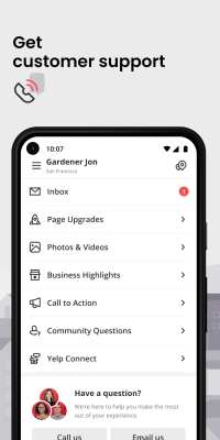 Скриншот приложения Yelp for Business - №7