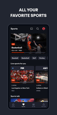 Скриншот приложения Fubo - №3