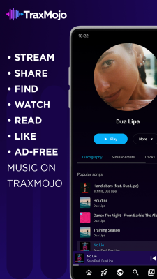 Скриншот приложения TraxMojo Music Streaming - №3