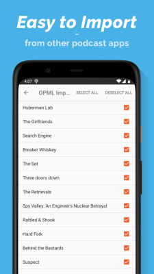 Скриншот приложения Podcast Player - №3