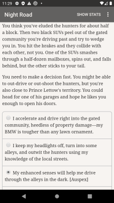 Скриншот приложения Vampire — Night Road - №4