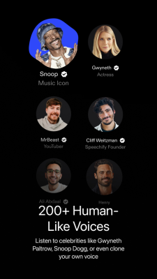 Скриншот приложения Speechify - №3