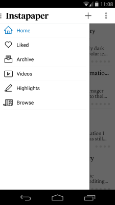 Скриншот приложения Instapaper - №6