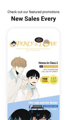 Скриншот приложения Lezhin Comics - №3