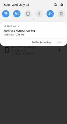 Скриншот приложения NetShare - no-root-tethering - №3