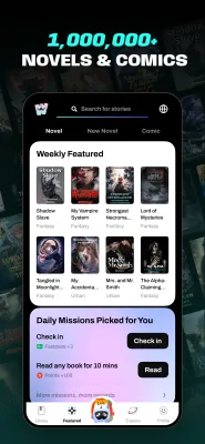 Скриншот приложения WebNovel - №3